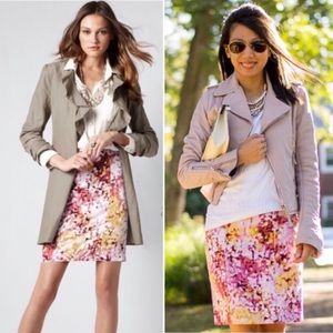LOFT Watercolor Skirt